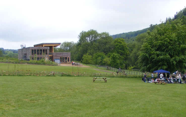 The new Visitor's Centre, Dalby Forest