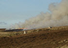 Heather Fires on Greenhow Bank