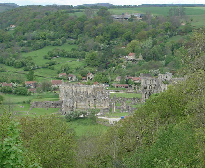 Southern end of Rievaulx Abbey 