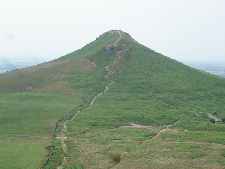 The Cleveland Way on Roseberry Topping 