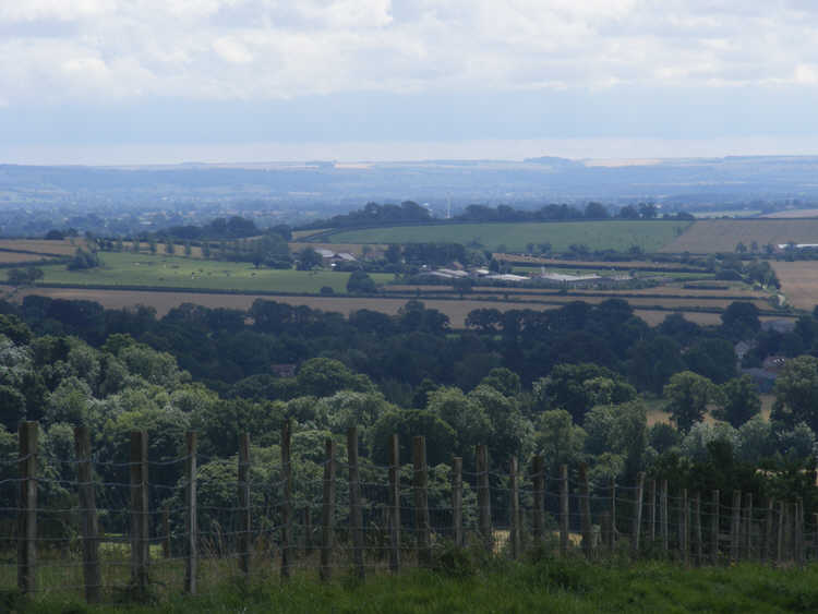 A view towards the Yorkshire Wolds from the slope south of Appleton-le-Moors