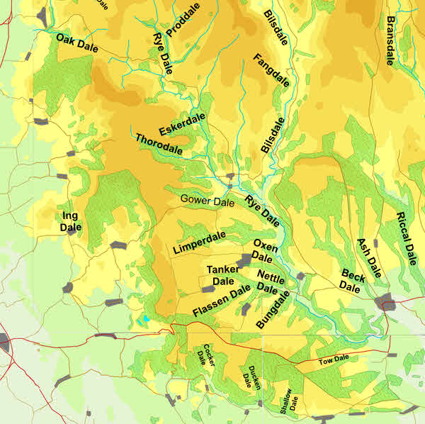 Dales of the North York Moors: South West