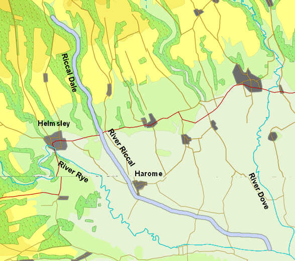 Course of the River Riccal