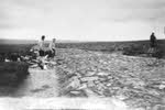 Crossing Wheeldale Roman Road 1951 