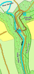 Map for walk around Gormire Lake and the White Horse of Kilburn