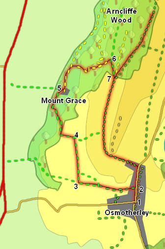 Mount Grace from Osmotherley